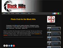 Tablet Screenshot of blackhillsphotographyclub.com
